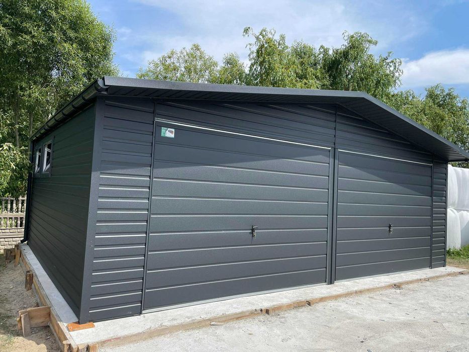 Garaż blaszany PREMIUM . WZMOCNIONY PROFILAMI. Producent. Cała Polska