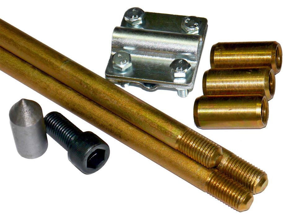 Комплект оцинкованого заземлення 4,5м для будинку/генератора