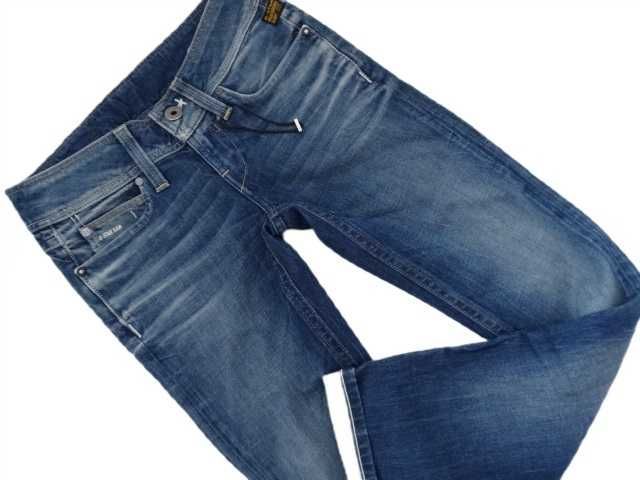 500zł G-STAR RAW oryginalne damskie jeansy biodrówki  S/M nowe 27/32