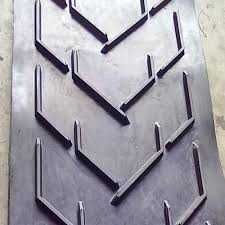Taśma przenośnikowa, gumowa jodełka typu chevron 800 mm,2 przekładki