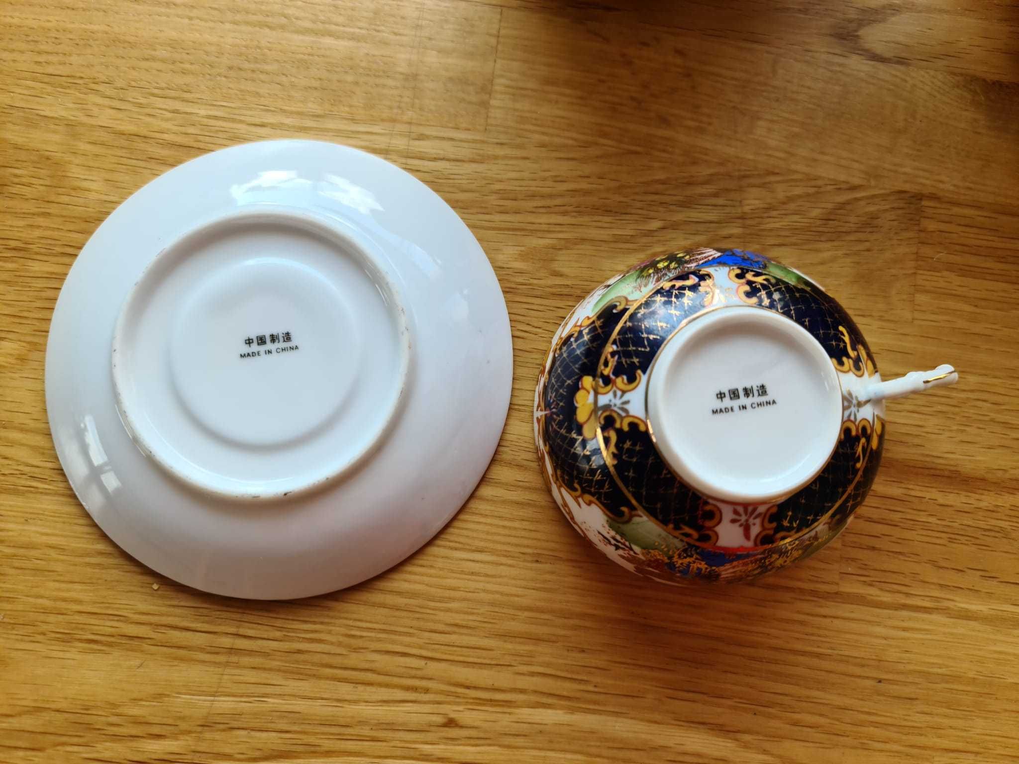 Stara chińska porcelana serwis herbaciany/kawowy 6 osób