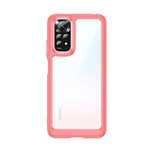 Etui Sztywny Pokrowiec Z Żelową Ramką Do Xiaomi Redmi Note 11 Czerwony