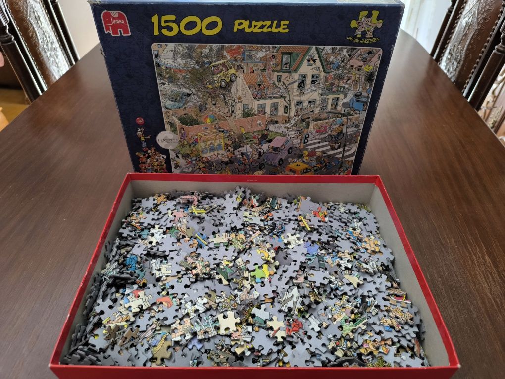 Puzzle 1500 Peças - Cidade Caótica