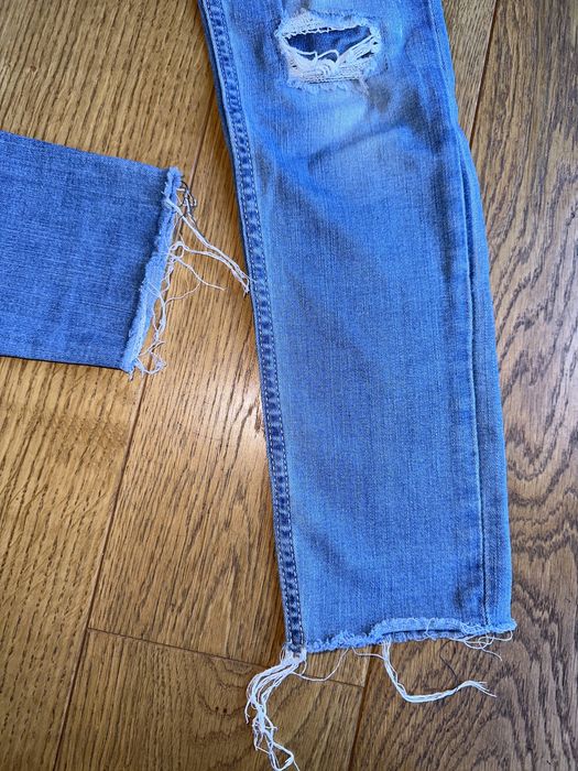 Spodnie dziecięce jeans z dziurami, rozm. 134, 8-9 lat