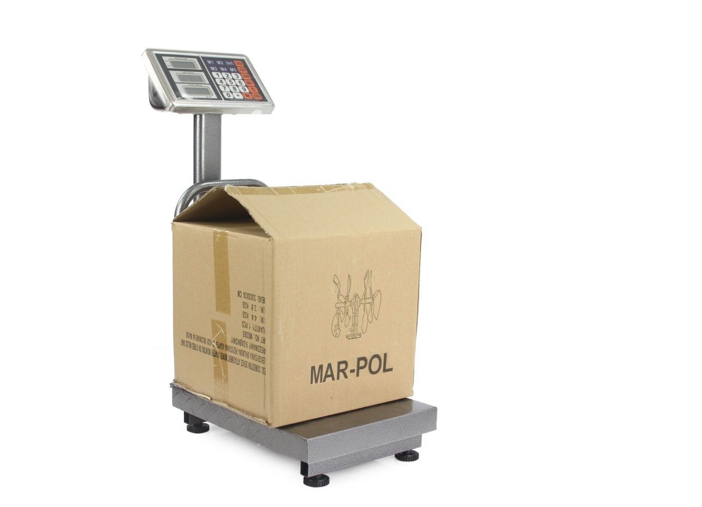 Waga elektroniczna magazynowa 150kg LCD