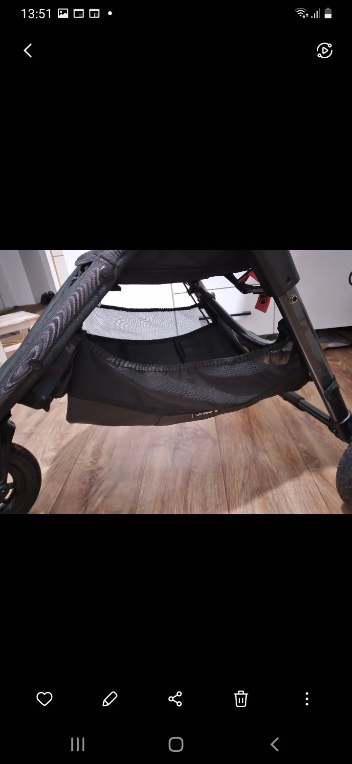 Kosz pod wózek zakupowy Baby Jogger City Mini / Gt