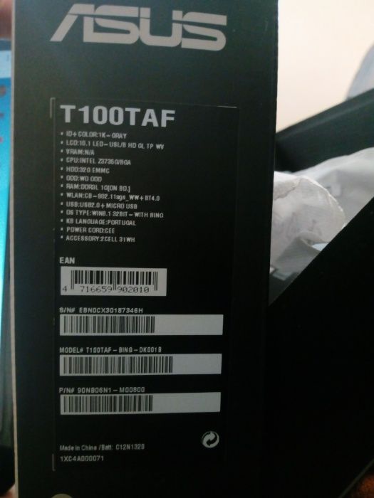 Teclado ASUS T100TAF