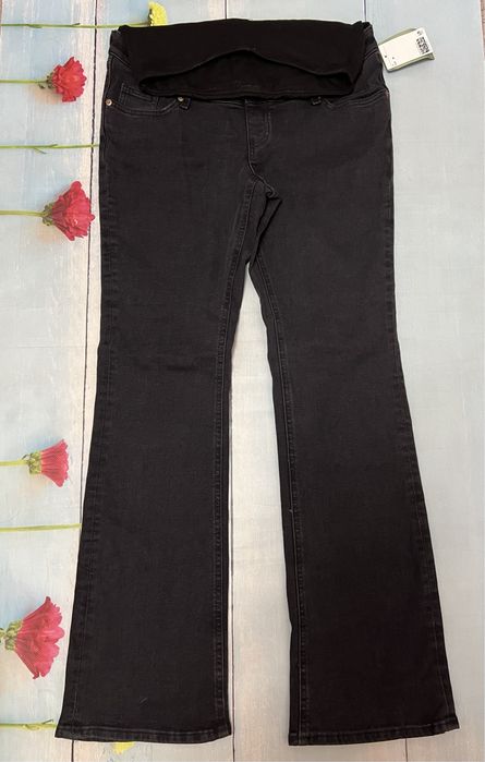 Джинсы клеш стрейч для беременных H&M