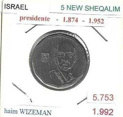 Israel - - - New Sheqel --- 1985 - - - xxxx - - - - - Moedas