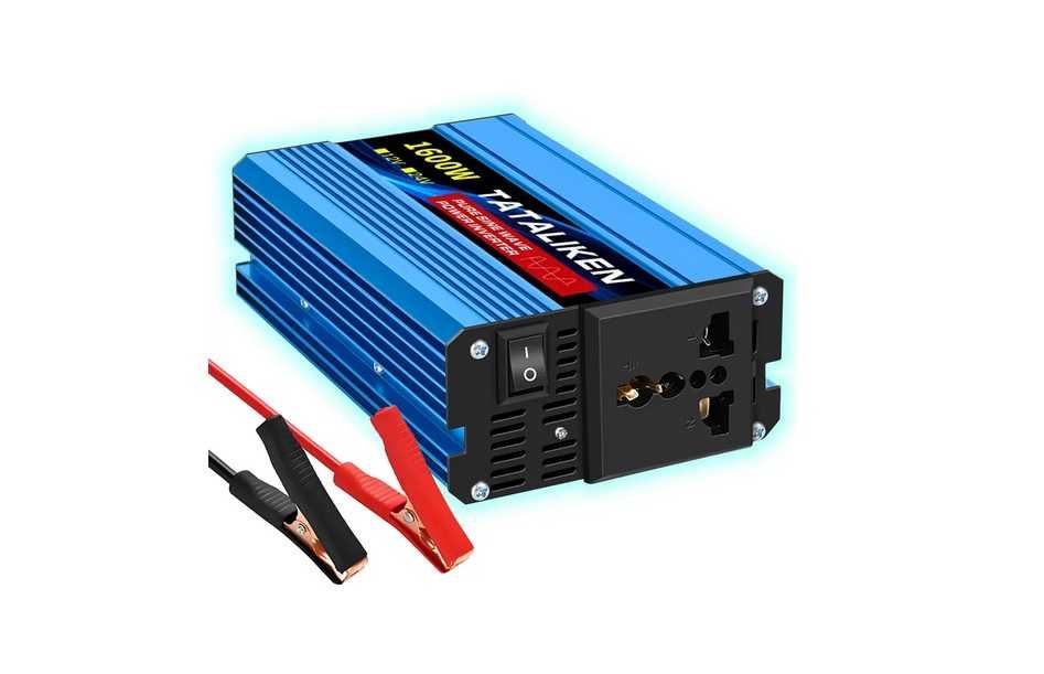 Перетворювач напруги інвертор Tataliken 1600W 12-220V Чистий синус