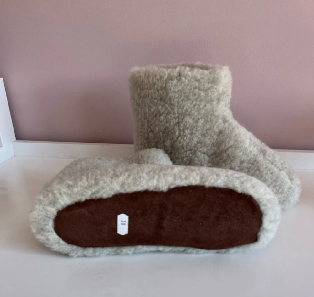 Welniane kapcie 100% merino 38