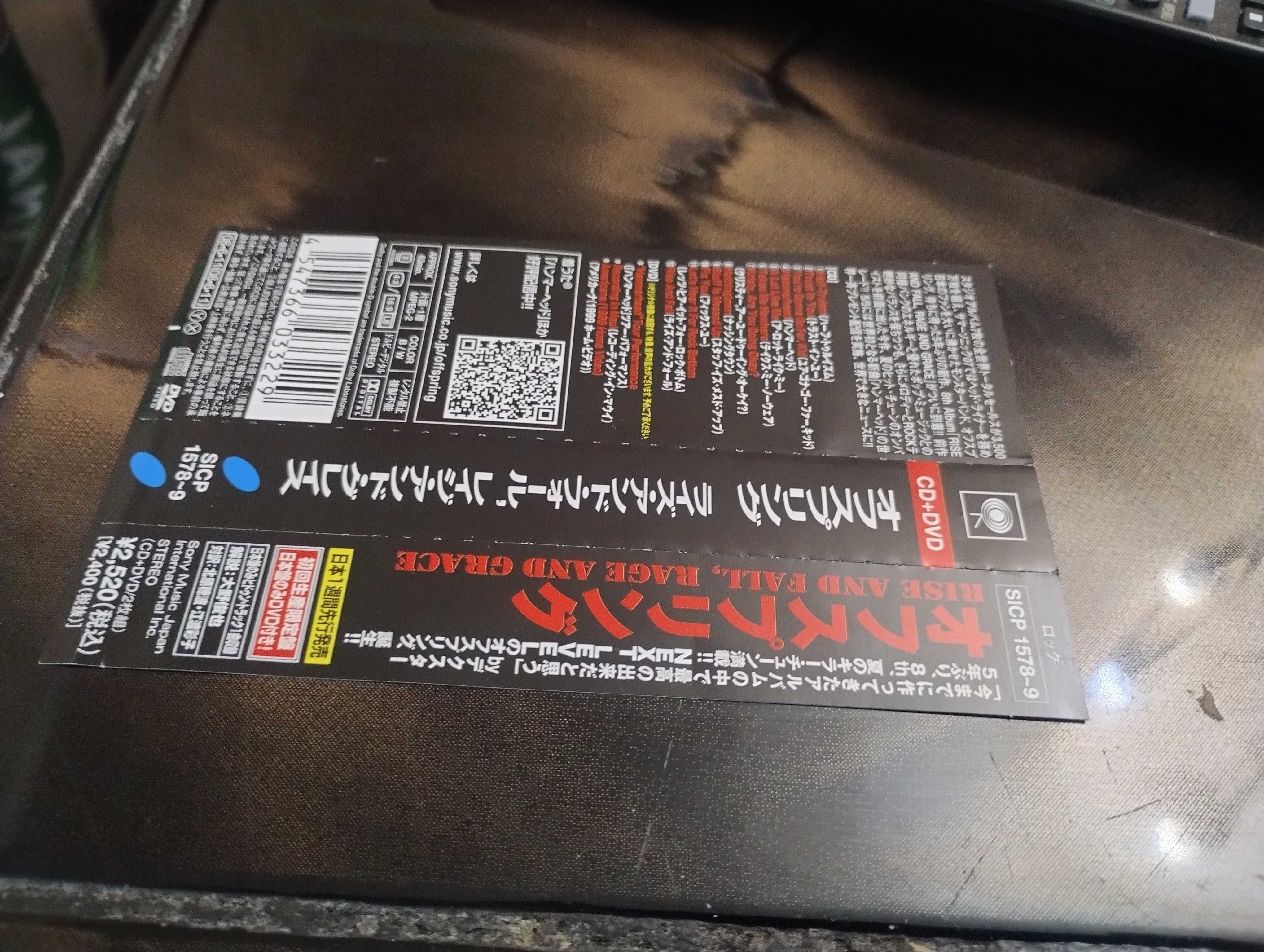 The offsprings Rise and Fall, Rage and Grace CD Japan press
