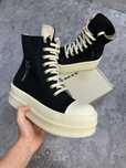 Rick Owens Double Bumper Mega jumbo lace opium archive кеды черные 39