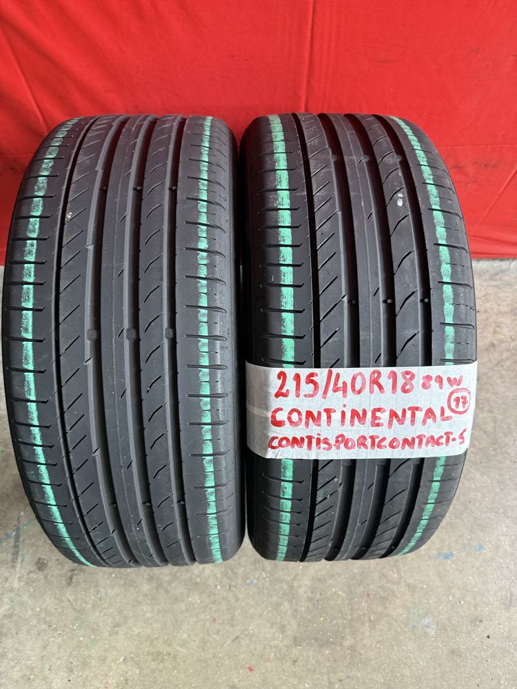 Pneus 215/40/18 Continental impecaveis