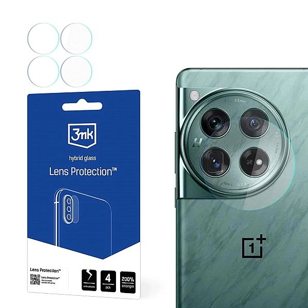 Szkło na aparat 3mk Lens Protection™ hybrydowe na OnePlus 12