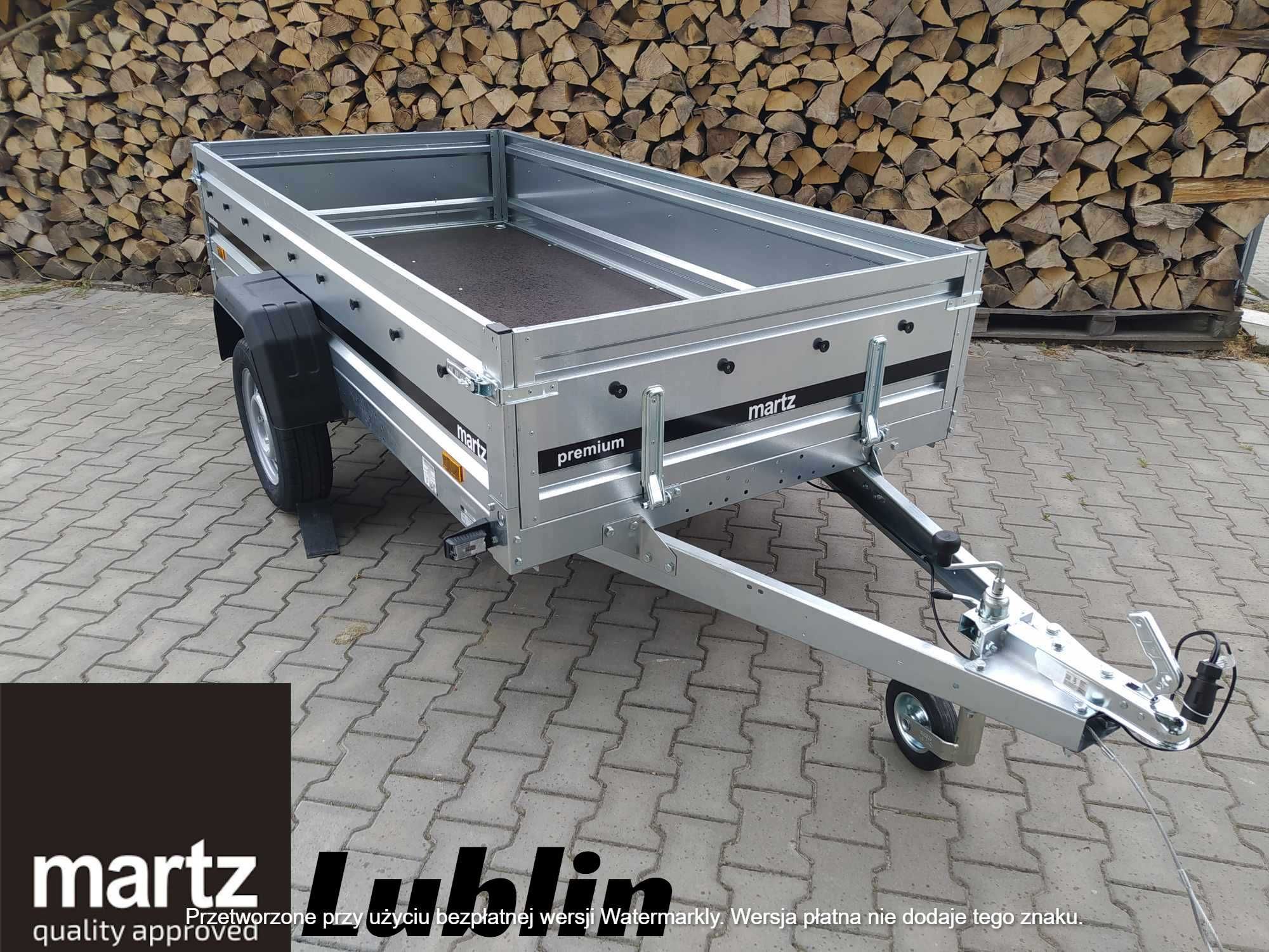 Mega cena przyczepa  Martz premium 264 wym wew 264x126x40cm budowlanka