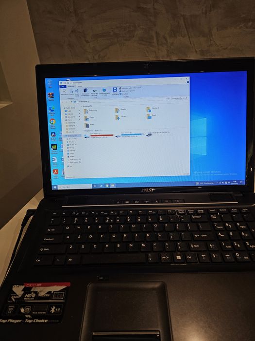 Laptop MSI CX70 / i7 / GeForce GTX 840m 2gb/  1TB SSD/ 8gb tam IDEALNY