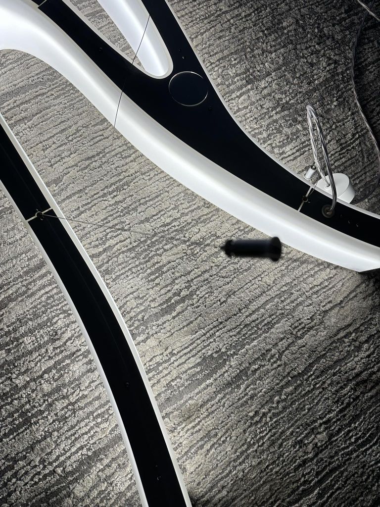 Lampa Molto Luce Lash Object stojąca LED biała chrom.