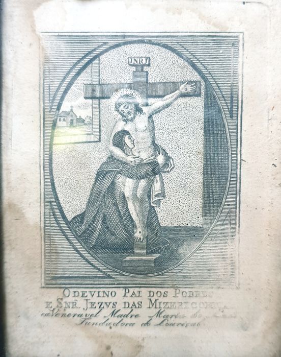 Antigo registo do Sec. XIX "O Devino Pai dos Pobres"