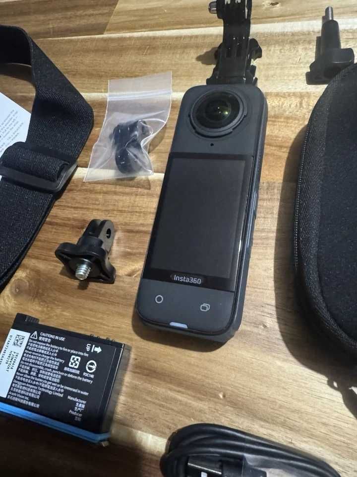 Kamera Insta360 X4 ONE X4 8K 360 + karta 128GB + uchwyt motocyklowy