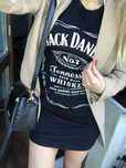 Sukienka czarna mini jack