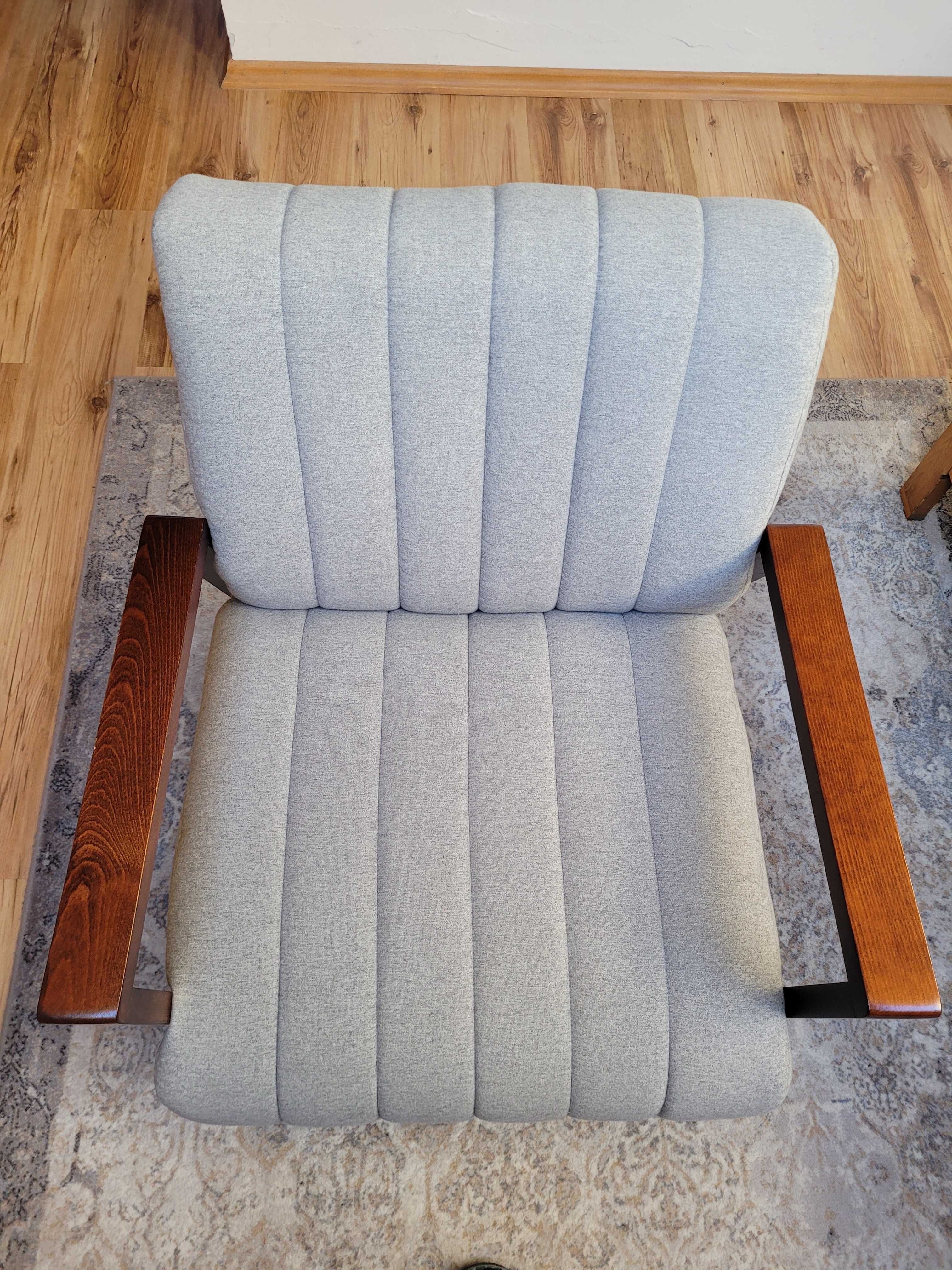 Fotel Cooper SLF24 szary, prawie nowy, Smart Line Furniture 24
