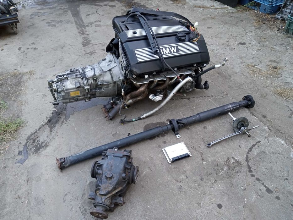 BMW M54b25 192KM Silnik Skrzynia Wal Dyfer Barany Sterownik Wydech KPL