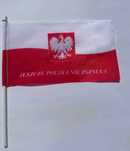 F2PGauto - flaga z poliestru z herbem dla auta