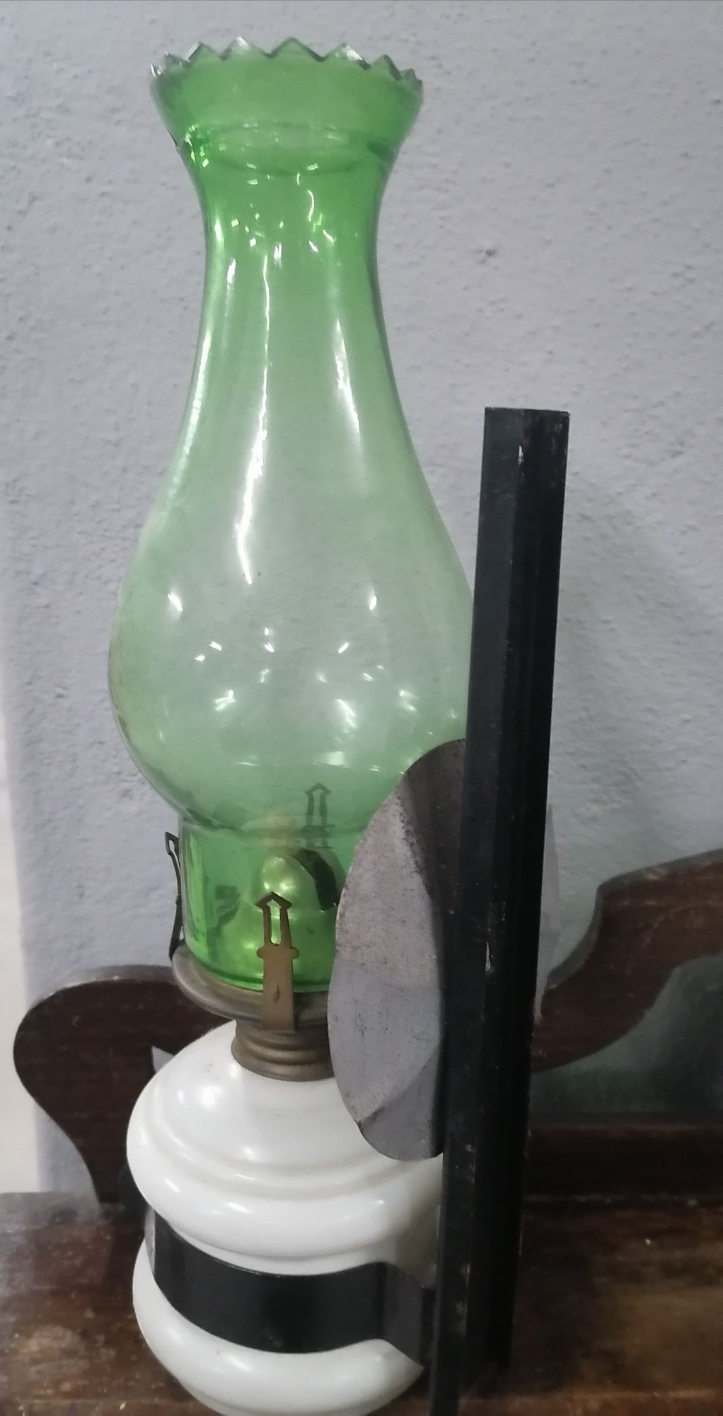 Candeeiro a petróleo Antigo - Vintage de Parede
