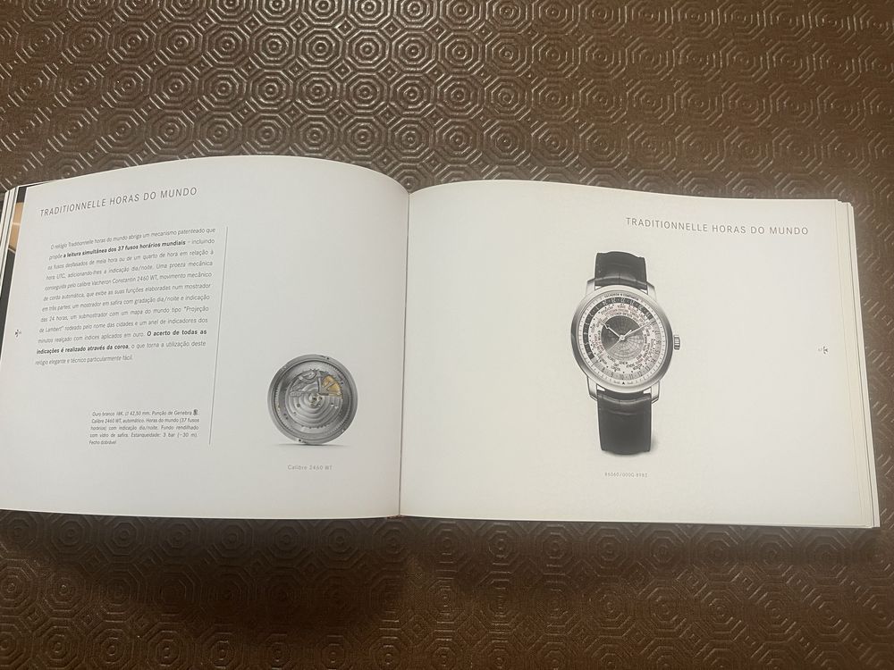 Catálogo Relógios Vacheron Constantin“ As Coleções 2015/2016”