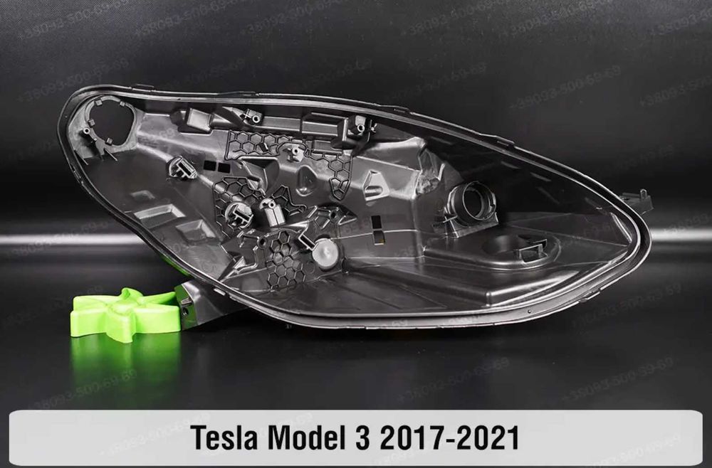 Корпус скло на фару TESLA Model 3 Y Х S для фар hella AL тесла X