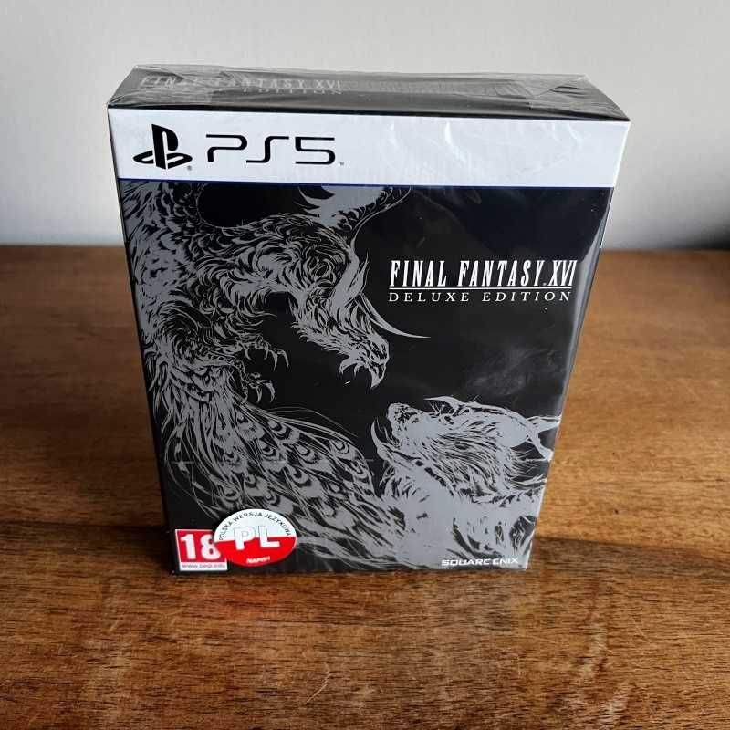 Final Fantasy XVI Edycja Deluxe Edition PS5 gra nowa folia steelbook