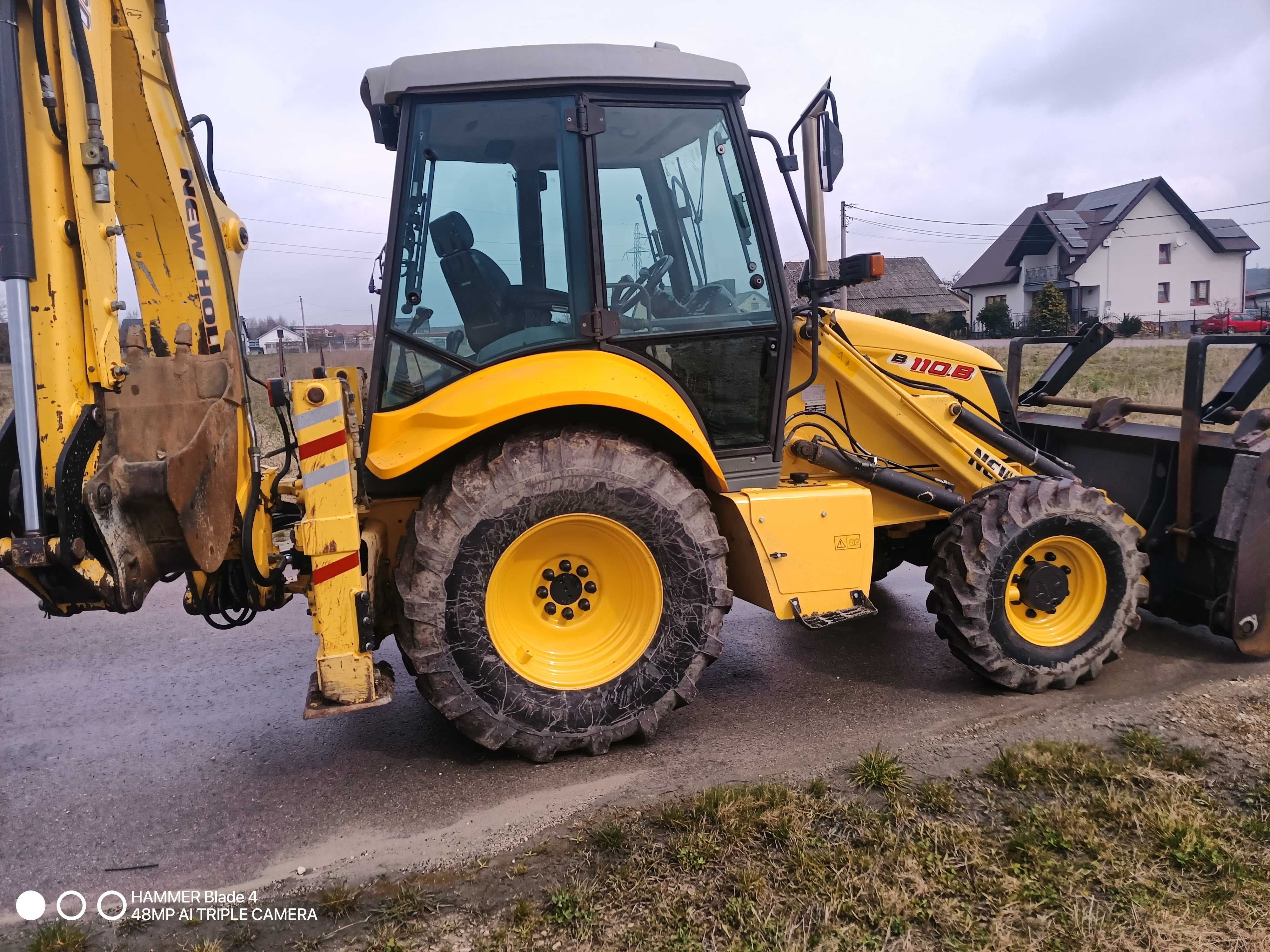 New Holland B110b Nowe Opony 7800mh