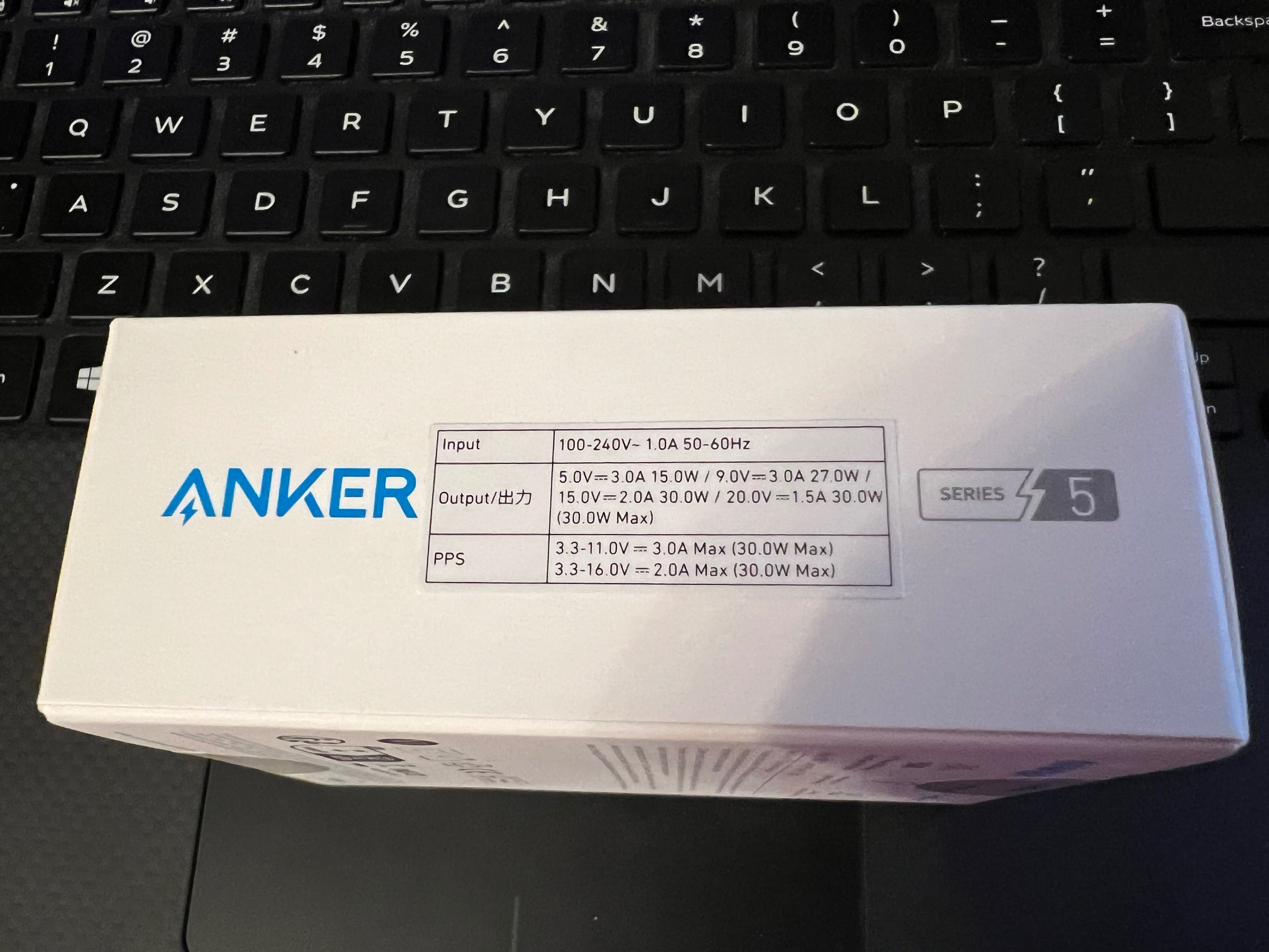 Зарядний пристрій Anker 511 (Nano 3, 30W)