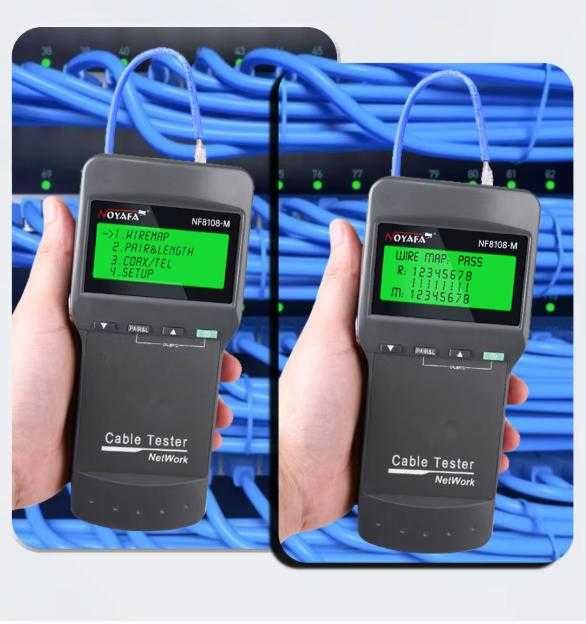 Тестер мережевого кабелю NF-8108M