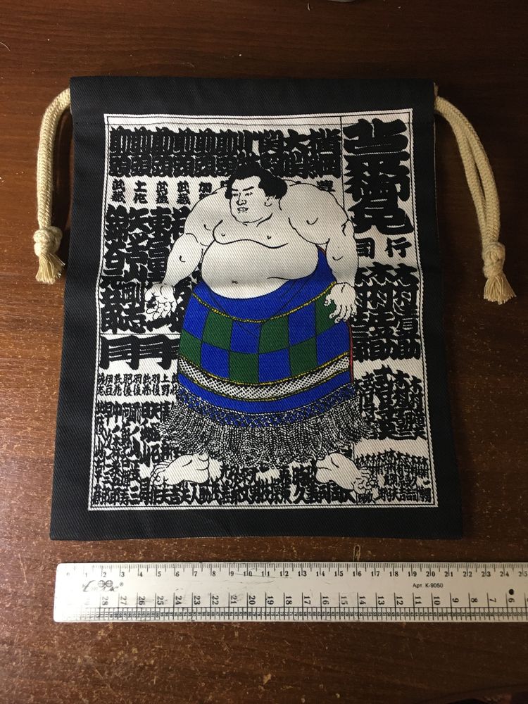 Мешочек для хранения мешок сумка сумо борьба японский стиль