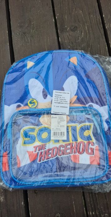 Cerda plecak sonic dla dzieci plecak z licencją 30cm nowy