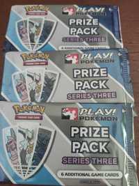 3x Prize pack series 3 pokemon tcg