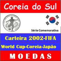 Moedas - - - Coreia do Sul - - - 2002 - FIFA World Cup-Coreia-Japão