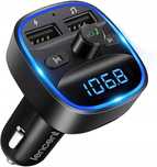 Transmiter FM Bluetooth 2xUSB microSD ładowarka LCD mikrofon, MP3, kar