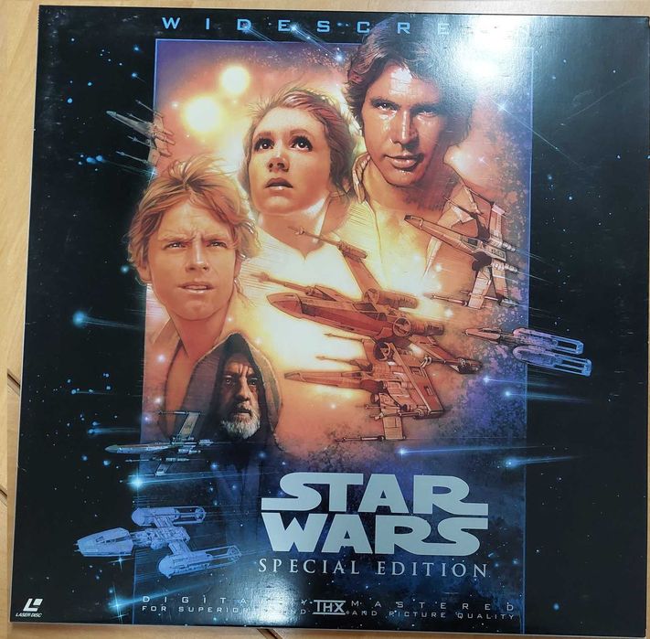Laserdisc Star Wars 6 discos como novos