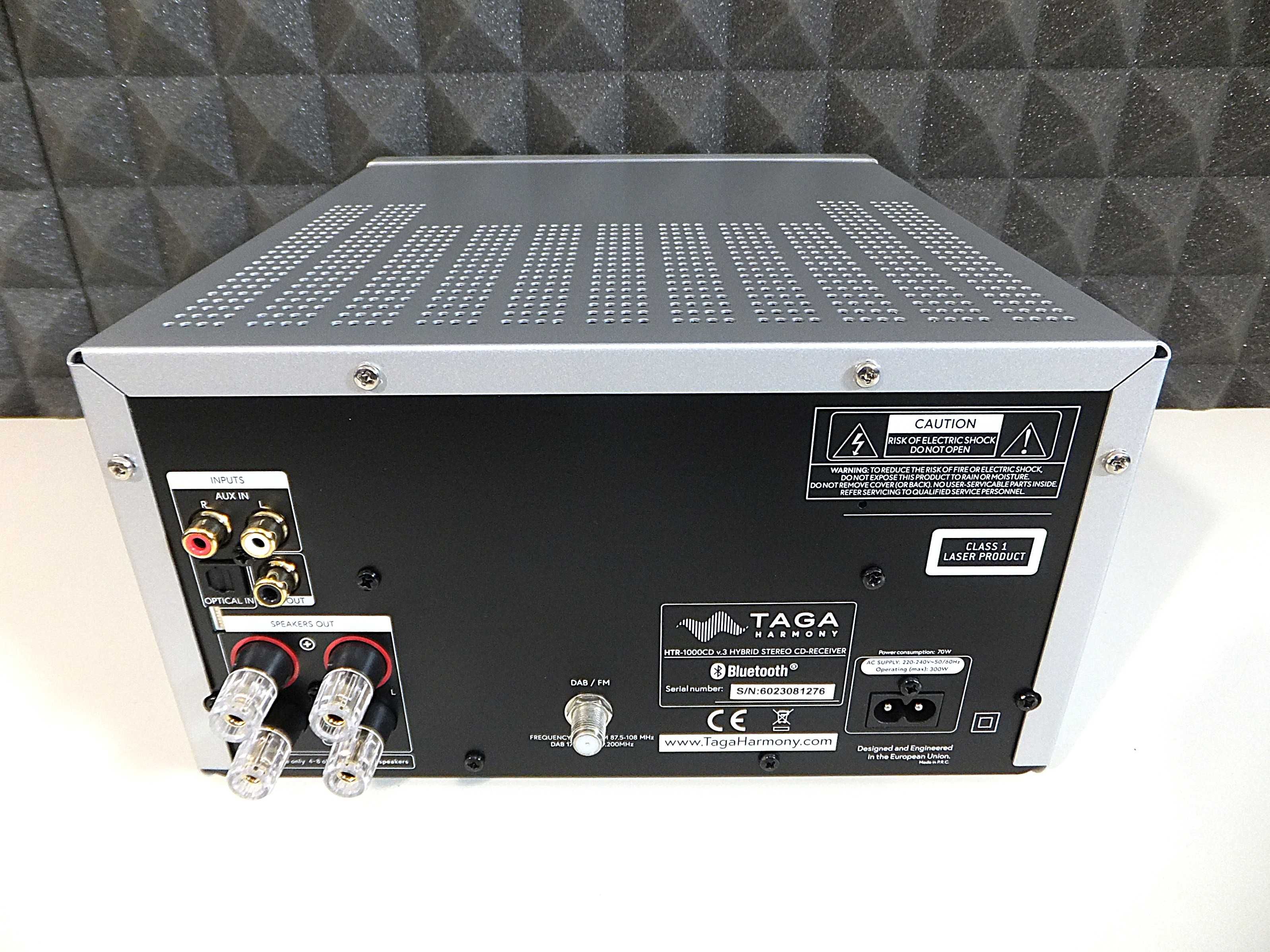 Amplituner 2.1 z odtwarzaczem cd TAGA HARMONY HTR-1000CD V.3 / OKAZJA!