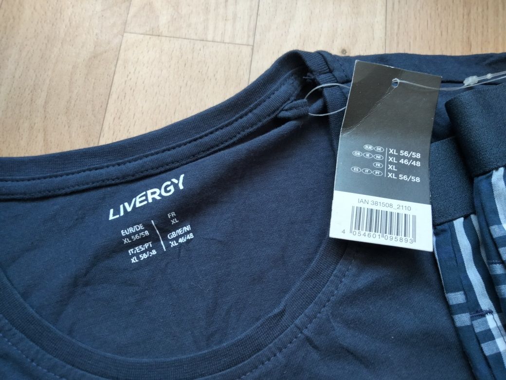 Новая немецкая мужская пижама Livergy р.XL