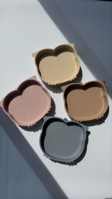 Силіконовий посуд, дитячий посуд, тарілочки, прикорм. ЗНИЖКА!