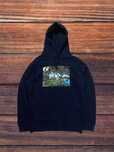 Bluza z kapturem hoodie navy granatowy skate palm L streetwear