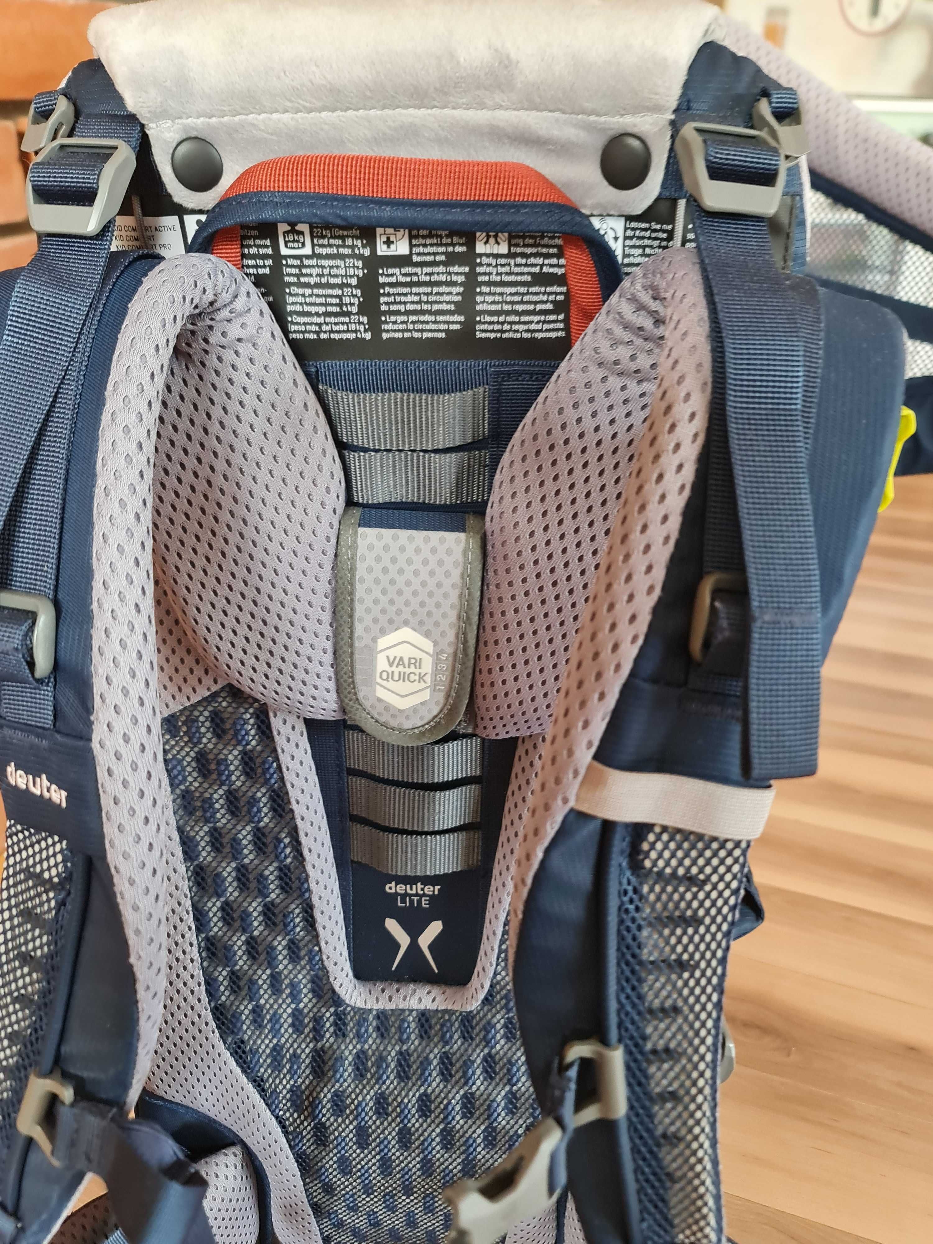 Nosidełko turystyczne dziecięce Deuter Kid Comfort Active NoWE