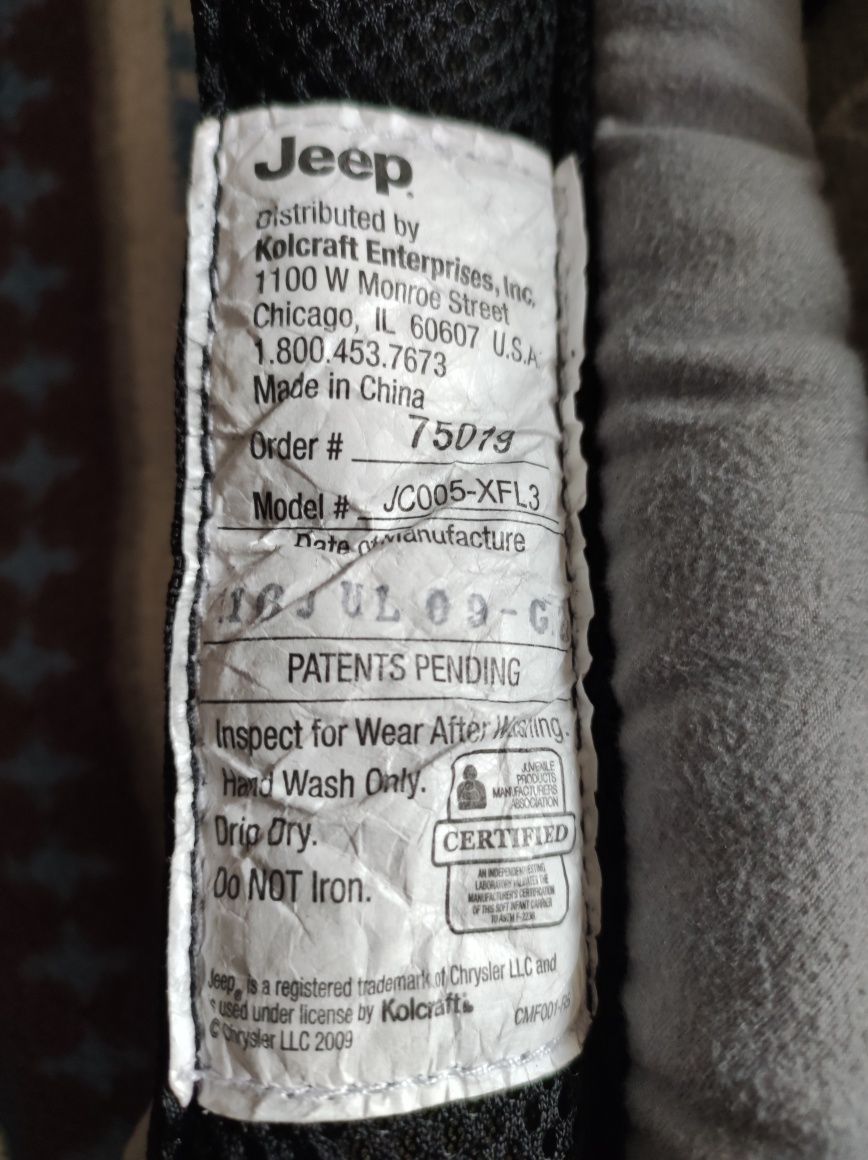 Детский рюкзак переноска Jeep (USA)