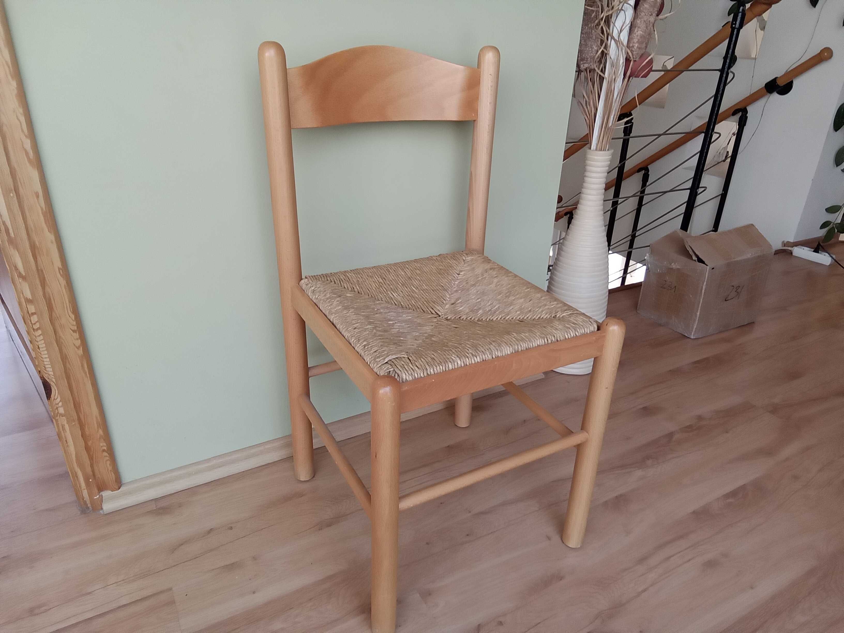 Krzesło drewno i sznurek stan idealny