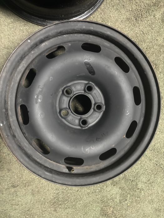 5x100 6J15 ET38 VW SEAT AUDI polo ibiza a1 felgi stalowe