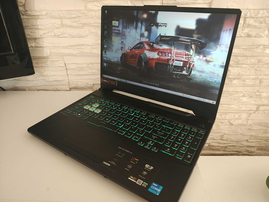 GAMINGOWY Laptop ASUS TUF 144Hz i5 11GEN-12x4.50Ghz,16GB,RTX3050Ti-4GB
